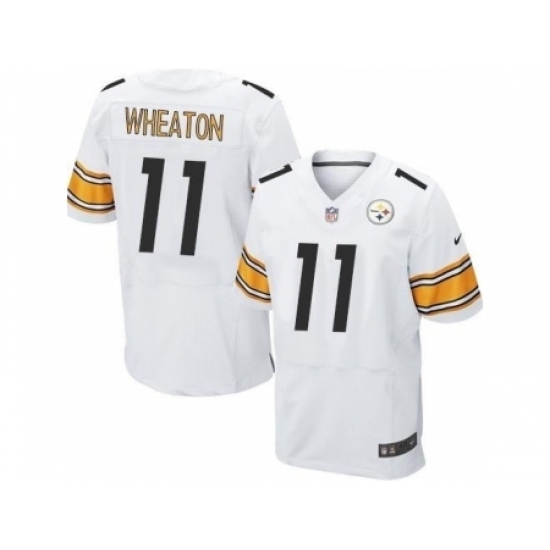 Nike Pittsburgh Steelers 11 Markus Wheaton White Elite NFL Jersey Nike Pittsburgh Steelers 11 Markus Wheaton White Elite NFL Jersey