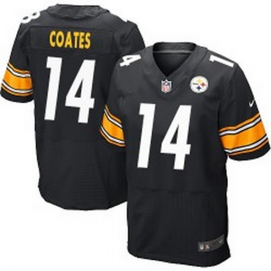 Nike Pittsburgh Steelers #14 Sammie Coates Black Team Color Mens Stitched NFL Elite Jersey Nike Pittsburgh Steelers #14 Sammie Coates Black Team Color Mens Stitched NFL Elite Jersey