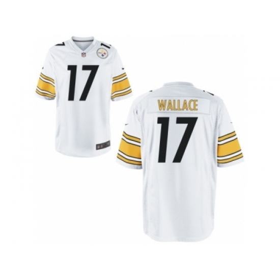 Nike Pittsburgh Steelers 17 Mike Wallace White Game NFL Jersey Nike Pittsburgh Steelers 17 Mike Wallace White Game NFL Jersey