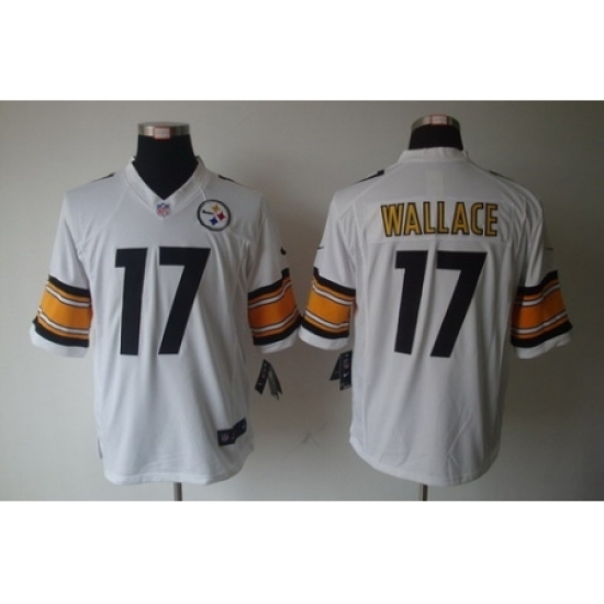Nike Pittsburgh Steelers 17 Mike Wallace White Limited NFL Jersey Nike Pittsburgh Steelers 17 Mike Wallace White Limited NFL Jersey