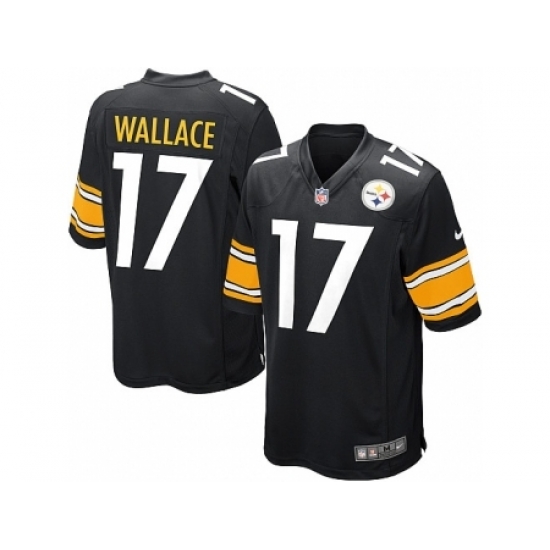 Nike Pittsburgh Steelers 17 Mike Wallace black Game NFL Jersey Nike Pittsburgh Steelers 17 Mike Wallace black Game NFL Jersey