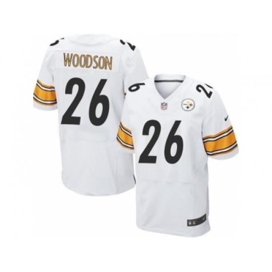 Nike Pittsburgh Steelers 26 Rod Woodson White Elite NFL Jersey Nike Pittsburgh Steelers 26 Rod Woodson White Elite NFL Jersey