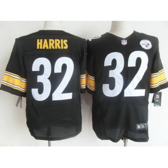 Nike Pittsburgh Steelers 32 Franco Harris Black Elite NFL Jersey Nike Pittsburgh Steelers 32 Franco Harris Black Elite NFL Jersey