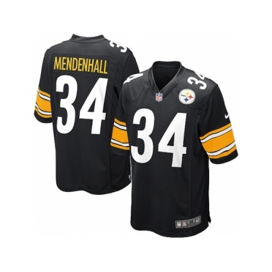 Nike Pittsburgh Steelers 34 Rashard Mendenhall black Game NFL Jersey Nike Pittsburgh Steelers 34 Rashard Mendenhall black Game NFL Jersey