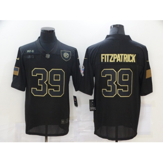 Nike Pittsburgh Steelers 39 Minkah Fitzpatrick Black 2020 Salute To Service Limited Jersey Nike Pittsburgh Steelers 39 Minkah Fitzpatrick Black 2020 Salute To Service Limited Jersey
