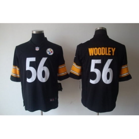 Nike Pittsburgh Steelers 56 Lamarr Woodley Black Limited NFL Jersey Nike Pittsburgh Steelers 56 Lamarr Woodley Black Limited NFL Jersey