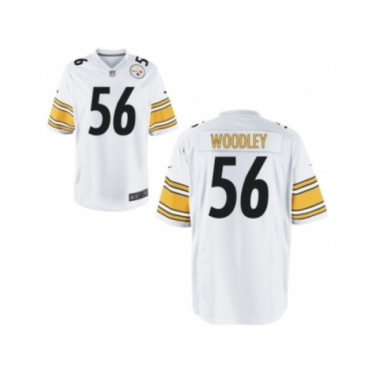 Nike Pittsburgh Steelers 56 Lamarr Woodley White Game NFL Jersey Nike Pittsburgh Steelers 56 Lamarr Woodley White Game NFL Jersey