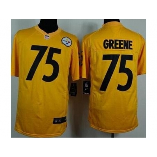 Nike Pittsburgh Steelers 75 Joe Greene Yellow Game NFL Jersey Nike Pittsburgh Steelers 75 Joe Greene Yellow Game NFL Jersey