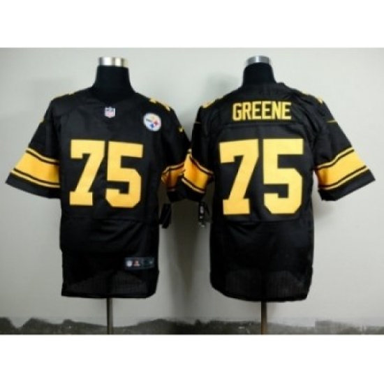 Nike Pittsburgh Steelers 75 joe greene Black Elite Gold No NFL Jersey 6XL Nike Pittsburgh Steelers 75 joe greene Black Elite Gold No NFL Jersey 6XL