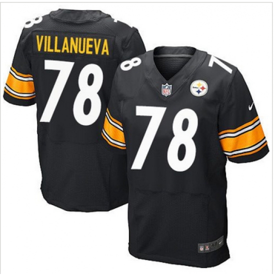 Nike Pittsburgh Steelers #78 Alejandro Villanueva Black Team Color Men 27s Stitched NFL Elite Jersey Nike Pittsburgh Steelers #78 Alejandro Villanueva Black Team Color Men 27s Stitched NFL Elite Jersey
