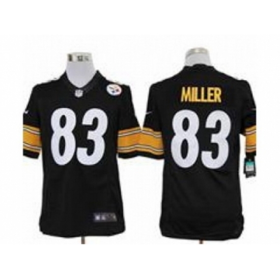 Nike Pittsburgh Steelers 83 Heath Miller Black Limited NFL Jersey Nike Pittsburgh Steelers 83 Heath Miller Black Limited NFL Jersey