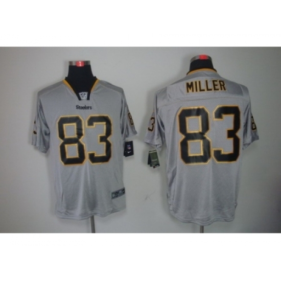 Nike Pittsburgh Steelers 83 Heath Miller Grey Elite Lights Out NFL Jersey Nike Pittsburgh Steelers 83 Heath Miller Grey Elite Lights Out NFL Jersey