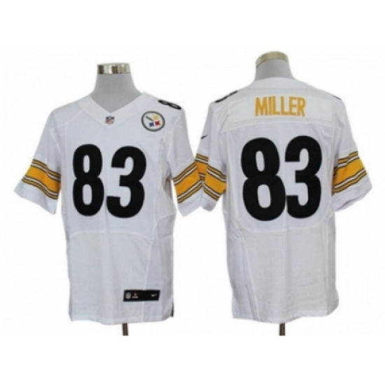 Nike Pittsburgh Steelers 83 Heath Miller White Elite NFL Jersey Nike Pittsburgh Steelers 83 Heath Miller White Elite NFL Jersey