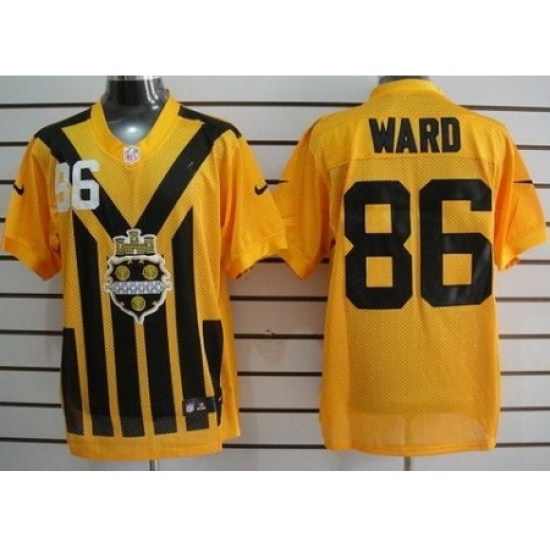 Nike Pittsburgh Steelers 86 Hines Ward Yello Elite 1933s Throwback NFL Jersey Nike Pittsburgh Steelers 86 Hines Ward Yello Elite 1933s Throwback NFL Jersey