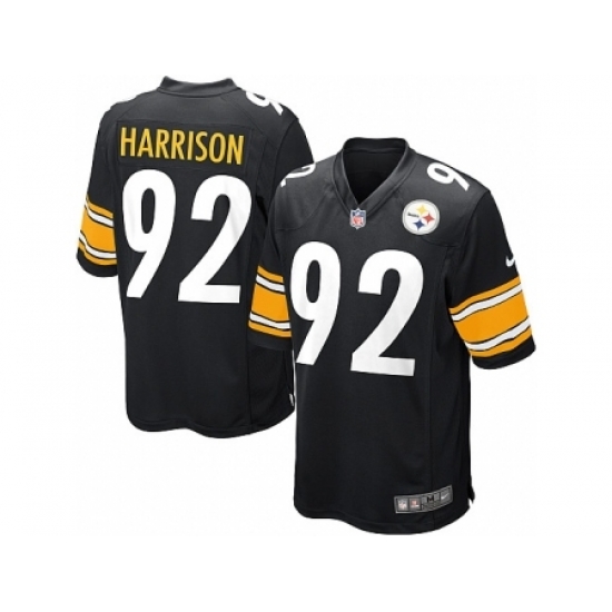 Nike Pittsburgh Steelers 92 James Harrison black Game NFL Jersey Nike Pittsburgh Steelers 92 James Harrison black Game NFL Jersey
