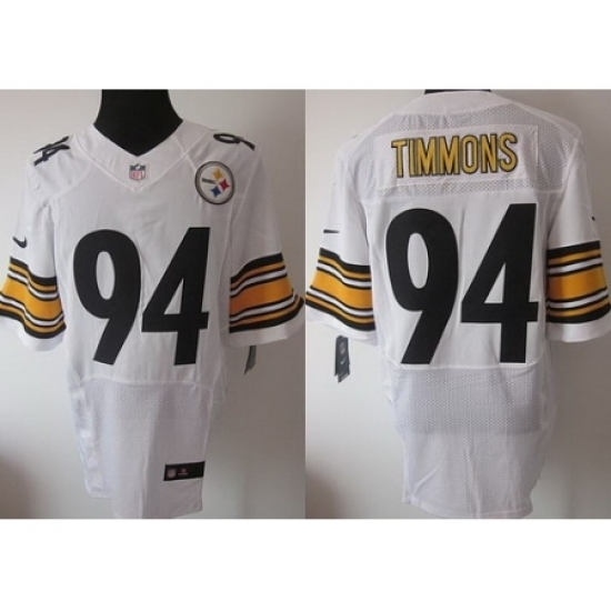 Nike Pittsburgh Steelers 94 Lawrence Timmons White Elite NFL Jersey Nike Pittsburgh Steelers 94 Lawrence Timmons White Elite NFL Jersey