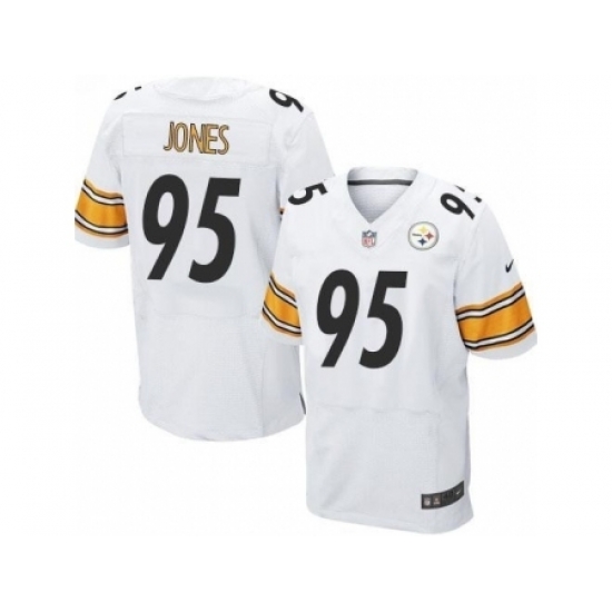 Nike Pittsburgh Steelers 95 Jarvis Jones White Elite NFL Jersey Nike Pittsburgh Steelers 95 Jarvis Jones White Elite NFL Jersey