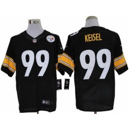 Nike Pittsburgh Steelers 99 Brett Keisel Black Elite NFL Jersey Nike Pittsburgh Steelers 99 Brett Keisel Black Elite NFL Jersey