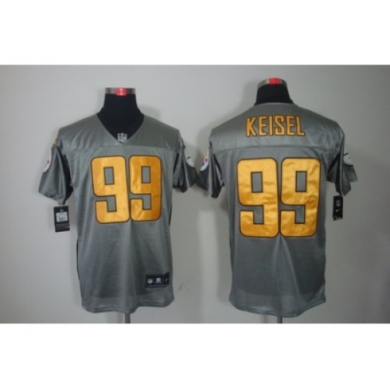 Nike Pittsburgh Steelers 99 Brett Keisel Grey Elite Shadow NFL Jersey Nike Pittsburgh Steelers 99 Brett Keisel Grey Elite Shadow NFL Jersey