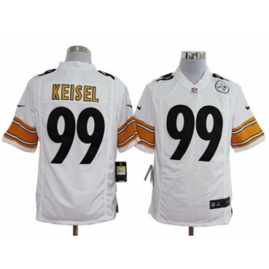Nike Pittsburgh Steelers 99 Brett Keisel White Game NFL Jersey Nike Pittsburgh Steelers 99 Brett Keisel White Game NFL Jersey