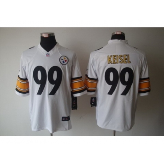 Nike Pittsburgh Steelers 99 Brett Keisel White Limited NFL Jersey Nike Pittsburgh Steelers 99 Brett Keisel White Limited NFL Jersey