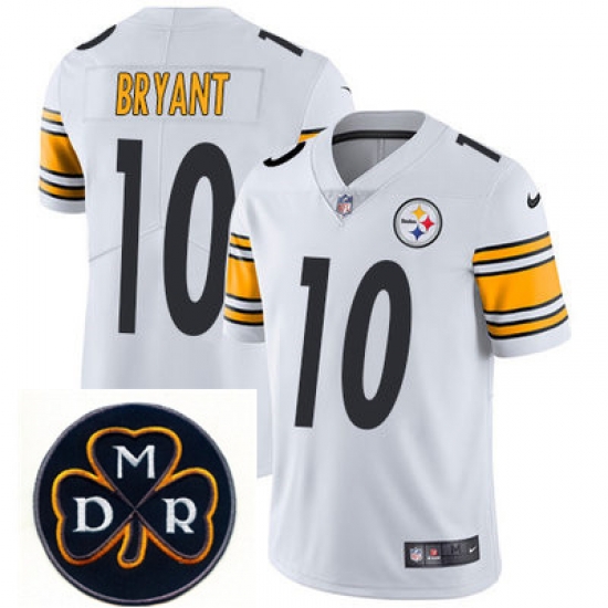 Nike Steelers #10 Martavis Bryant White Mens NFL Vapor Untouchable Limited Stitched With MDR Dan Rooney Patch Jersey Nike Steelers #10 Martavis Bryant White Mens NFL Vapor Untouchable Limited Stitched With MDR Dan Rooney Patch Jersey