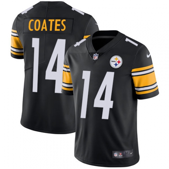 Nike Steelers #14 Sammie Coates Black Team Color Mens Stitched NFL Vapor Untouchable Limited Jersey Nike Steelers #14 Sammie Coates Black Team Color Mens Stitched NFL Vapor Untouchable Limited Jersey