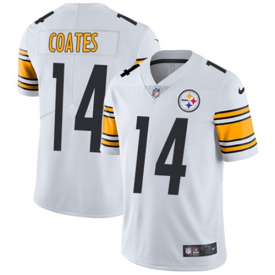 Nike Steelers #14 Sammie Coates White Mens Stitched NFL Vapor Untouchable Limited Jersey Nike Steelers #14 Sammie Coates White Mens Stitched NFL Vapor Untouchable Limited Jersey