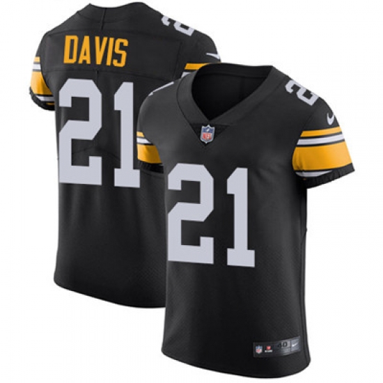 Nike Steelers #21 Sean Davis Black Alternate Mens Stitched NFL Vapor Untouchable Elite Jersey Nike Steelers #21 Sean Davis Black Alternate Mens Stitched NFL Vapor Untouchable Elite Jersey