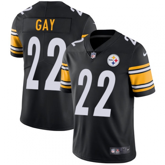 Nike Steelers #22 William Gay Black Team Color Mens Stitched NFL Vapor Untouchable Limited Jersey Nike Steelers #22 William Gay Black Team Color Mens Stitched NFL Vapor Untouchable Limited Jersey