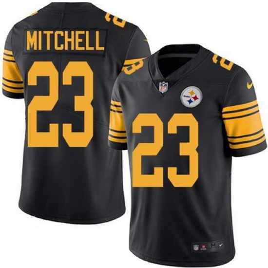 Nike Steelers #23 Mike Mitchell Black Mens Stitched NFL Limited Rush Jersey Nike Steelers #23 Mike Mitchell Black Mens Stitched NFL Limited Rush Jersey