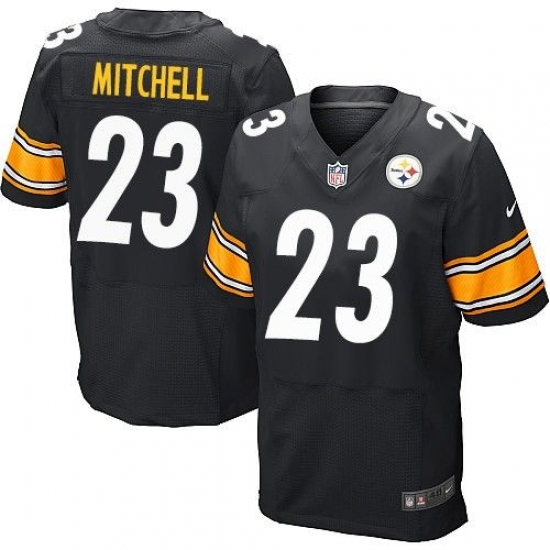 Nike Steelers #23 Mike Mitchell Black Team Color Mens Stitched NFL Elite Jersey Nike Steelers #23 Mike Mitchell Black Team Color Mens Stitched NFL Elite Jersey