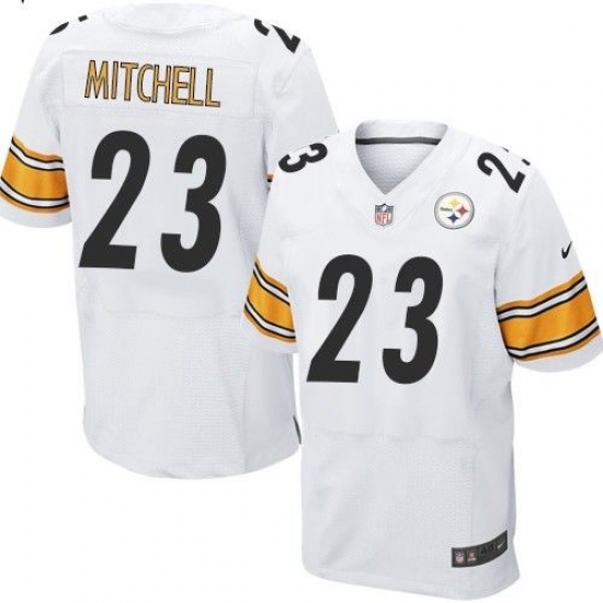 Nike Steelers #23 Mike Mitchell White Mens Stitched NFL Elite Jersey Nike Steelers #23 Mike Mitchell White Mens Stitched NFL Elite Jersey