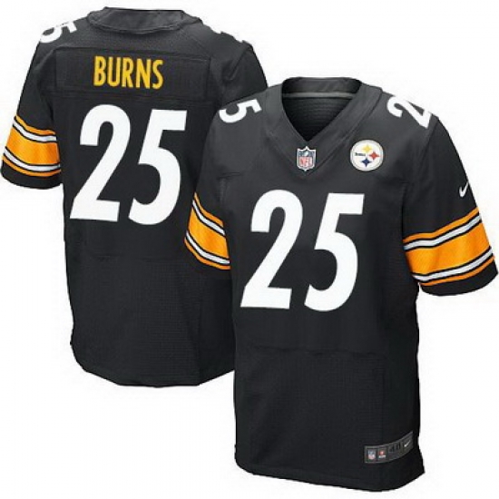 Nike Steelers #25 Artie Burns Black Team Color Mens Stitched NFL Elite Jersey Nike Steelers #25 Artie Burns Black Team Color Mens Stitched NFL Elite Jersey