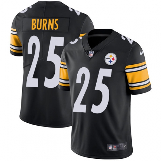 Nike Steelers #25 Artie Burns Black Team Color Mens Stitched NFL Vapor Untouchable Limited Jersey Nike Steelers #25 Artie Burns Black Team Color Mens Stitched NFL Vapor Untouchable Limited Jersey