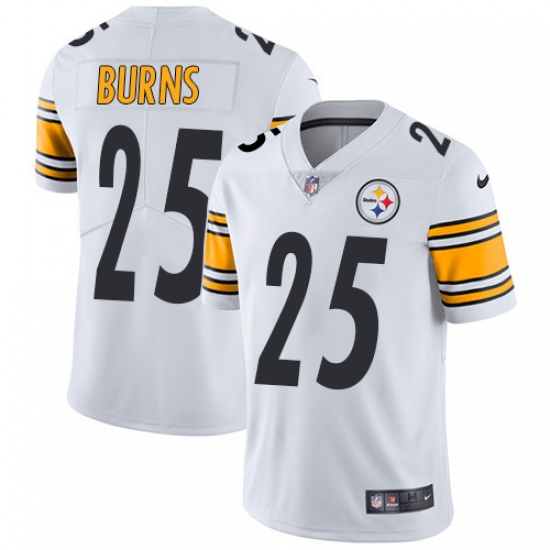Nike Steelers #25 Artie Burns White Mens Stitched NFL Vapor Untouchable Limited Jersey Nike Steelers #25 Artie Burns White Mens Stitched NFL Vapor Untouchable Limited Jersey