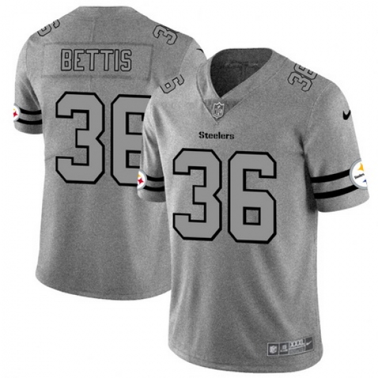 Nike Steelers 36 Jerome Bettis 2019 Gray Gridiron Gray Vapor Untouchable Limited Jersey Nike Steelers 36 Jerome Bettis 2019 Gray Gridiron Gray Vapor Untouchable Limited Jersey