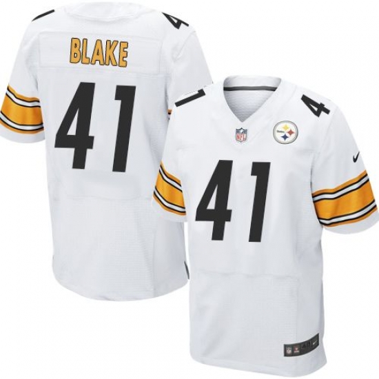 Nike Steelers #41 Antwon Blake White Mens Stitched NFL Elite Jersey Nike Steelers #41 Antwon Blake White Mens Stitched NFL Elite Jersey