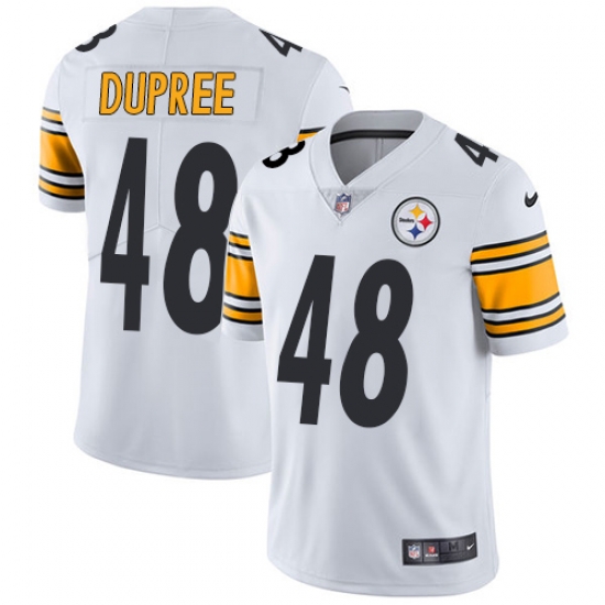 Nike Steelers #48 Bud Dupree White Mens Stitched NFL Vapor Untouchable Limited Jersey Nike Steelers #48 Bud Dupree White Mens Stitched NFL Vapor Untouchable Limited Jersey