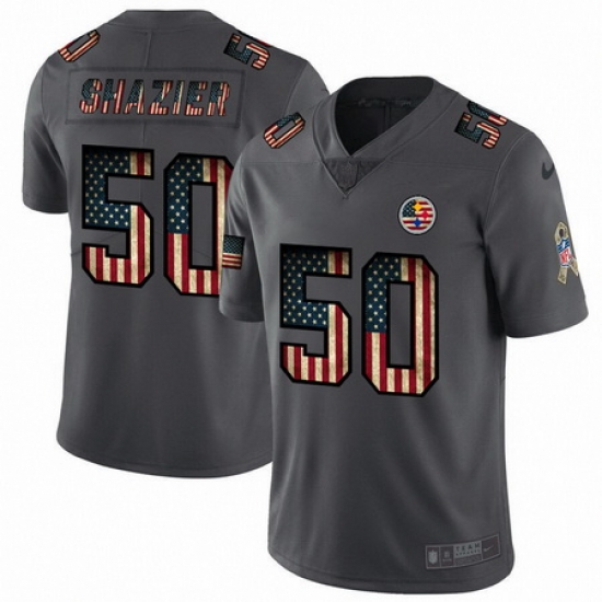 Nike Steelers 50 Ryan Shazier 2019 Salute To Service USA Flag Fashion Limited Jersey Nike Steelers 50 Ryan Shazier 2019 Salute To Service USA Flag Fashion Limited Jersey