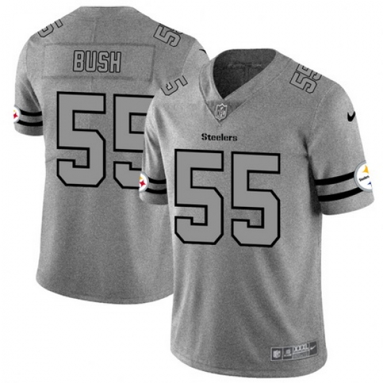 Nike Steelers 55 Devin Bush 2019 Gray Gridiron Gray Vapor Untouchable Limited Jersey Nike Steelers 55 Devin Bush 2019 Gray Gridiron Gray Vapor Untouchable Limited Jersey