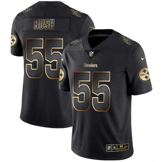 Nike Steelers 55 Devin Bush Black Gold Vapor Untouchable Limited Jersey Nike Steelers 55 Devin Bush Black Gold Vapor Untouchable Limited Jersey