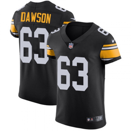 Nike Steelers #63 Dermontti Dawson Black Alternate Mens Stitched NFL Vapor Untouchable Elite Jersey Nike Steelers #63 Dermontti Dawson Black Alternate Mens Stitched NFL Vapor Untouchable Elite Jersey