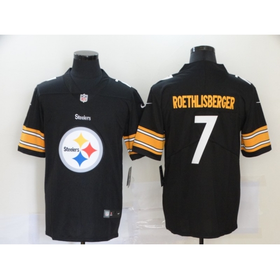 Nike Steelers 7 Ben Roethlisberger Black Team Big Logo Vapor Untouchable Limited Jersey Nike Steelers 7 Ben Roethlisberger Black Team Big Logo Vapor Untouchable Limited Jersey