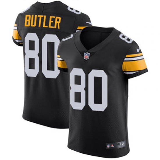 Nike Steelers #80 Jack Butler Black Alternate Mens Stitched NFL Vapor Untouchable Elite Jersey Nike Steelers #80 Jack Butler Black Alternate Mens Stitched NFL Vapor Untouchable Elite Jersey