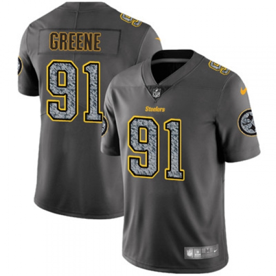 Nike Steelers #91 Kevin Greene Gray Static Mens NFL Vapor Untouchable Game Jersey Nike Steelers #91 Kevin Greene Gray Static Mens NFL Vapor Untouchable Game Jersey