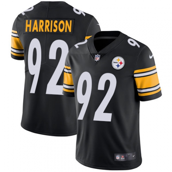 Nike Steelers #92 James Harrison Black Team Color Mens Stitched NFL Vapor Untouchable Limited Jersey Nike Steelers #92 James Harrison Black Team Color Mens Stitched NFL Vapor Untouchable Limited Jersey
