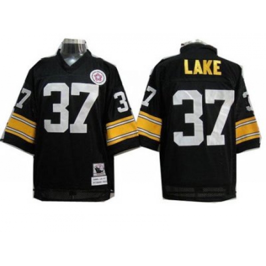 Pittsburgh Steelers 37 Lake Black Throwback NFL Jerseys Pittsburgh Steelers 37 Lake Black Throwback NFL Jerseys