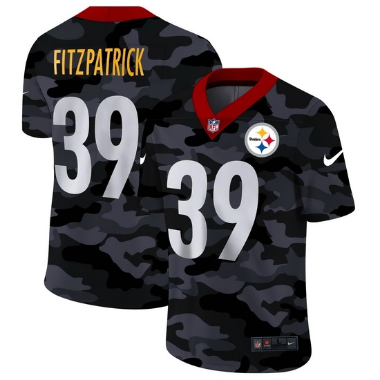 Pittsburgh Steelers 39 Minkah Fitzpatrick Men Nike 2020 Black CAMO Vapor Untouchable Limited Stitched NFL Jersey Pittsburgh Steelers 39 Minkah Fitzpatrick Men Nike 2020 Black CAMO Vapor Untouchable Limited Stitched NFL Jersey