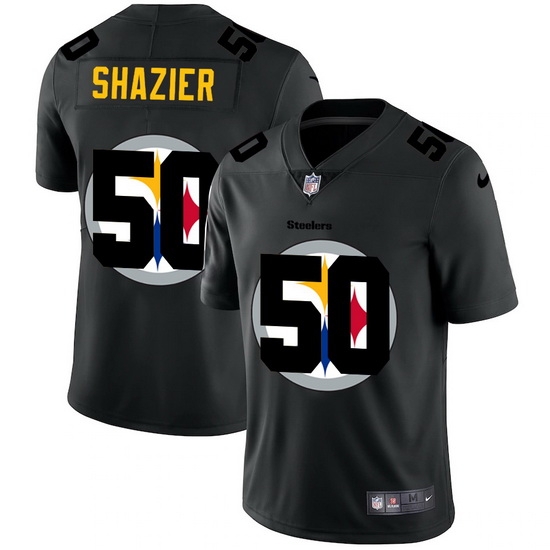 Pittsburgh Steelers 50 Ryan Shazier Men Nike Team Logo Dual Overlap Limited NFL Jersey Black Pittsburgh Steelers 50 Ryan Shazier Men Nike Team Logo Dual Overlap Limited NFL Jersey Black
